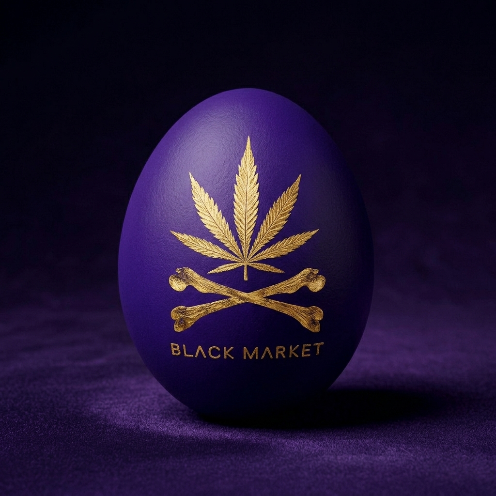 Purple Easter Egg