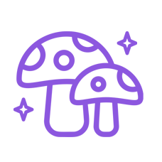 Lion's Mane mushroom icon