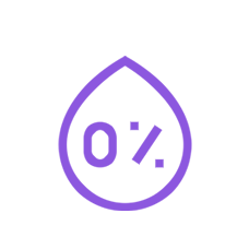 Zero alcohol icon